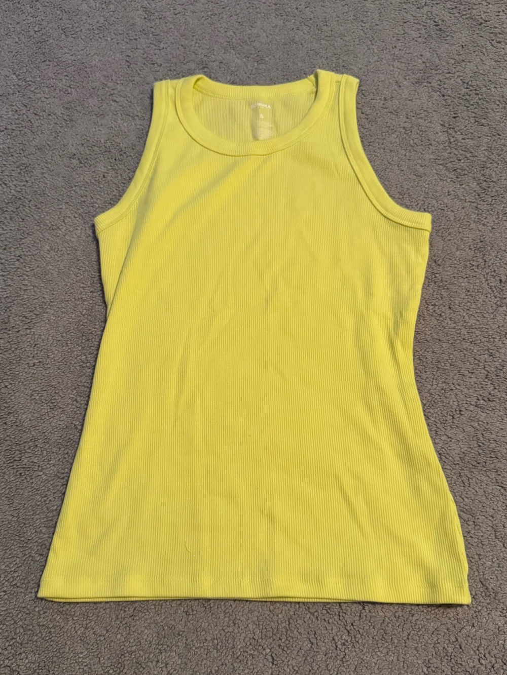 Bright Yellow Tank Top
